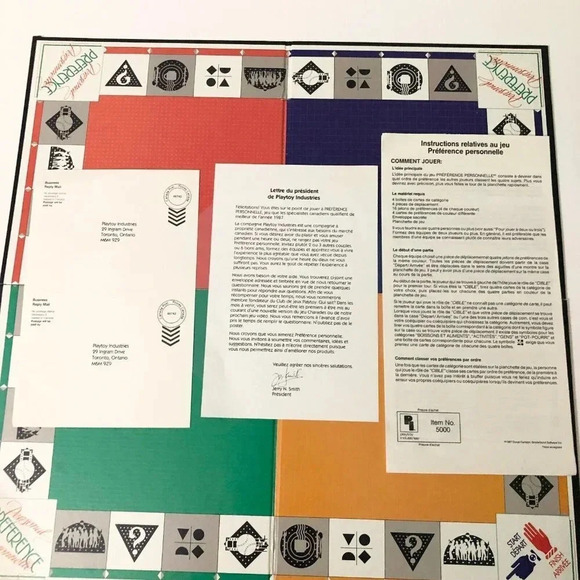 1987 Personal Preference  Board Game Playtoy Industries - Picture 9 of 16